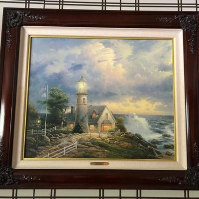 One of several Thomas Kinkade. 
