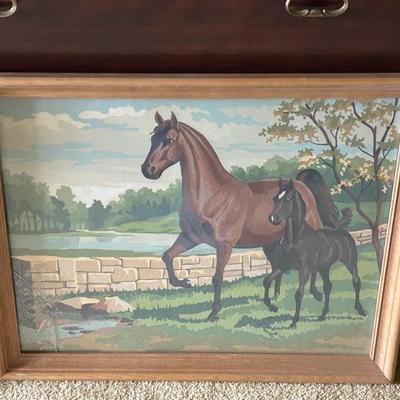 Vintage paint by numbers. 