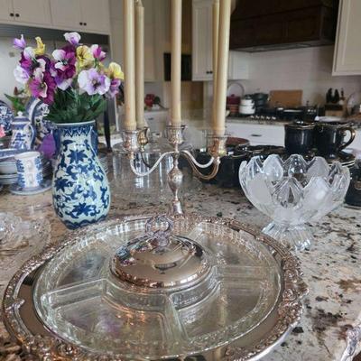 Gorgeous silverplate lazy susan
