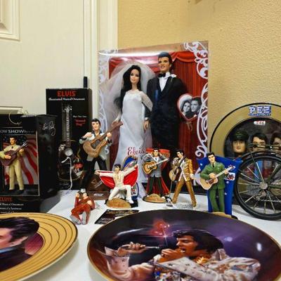 Elvis memorabilia. 