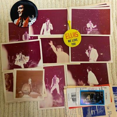 Elvis photos taken from live concert.
