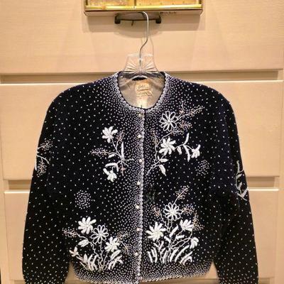 Vintage lambswool sweater from Tulsa boutique.