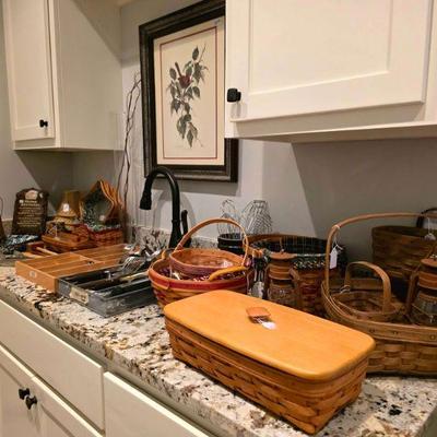 Longaberger baskets. 