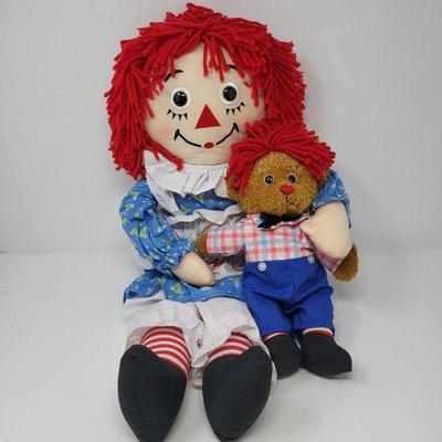 2000 Dankin 85th Anniversary Raggedy Ann & Raggedy Bear Doll