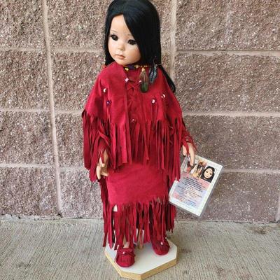 Porcelain Native Girl Chia Doll No.3 of 250
