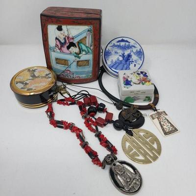 Trinket Boxes & Asian Inspired Necklaces