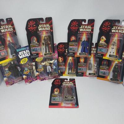 1993 Bend-Ems & 1998 Episode I Star Wars Figures in Packages	