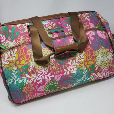 Lily Bloom Weekender Rolling Tote