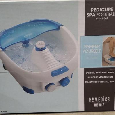 New In Box Hometics Thera-P Foot Spa