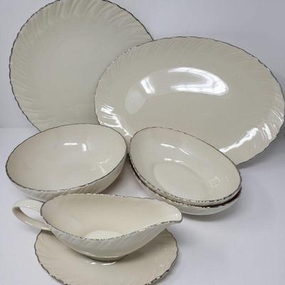 Lenox Waverly Pattern - Serving Platters & Bowls