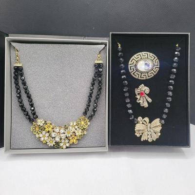 Statement Sparkle! Elaborate Heidi Daus Jewelry