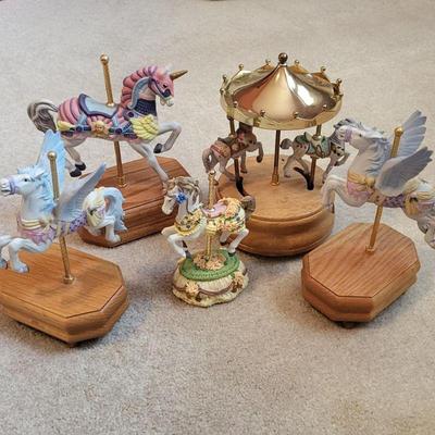 1990's Musical Carousels Collection