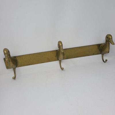 Brass Ducks Wall Hook