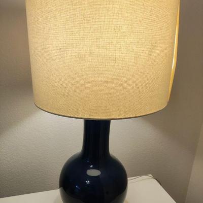 Cobalt blue lamp