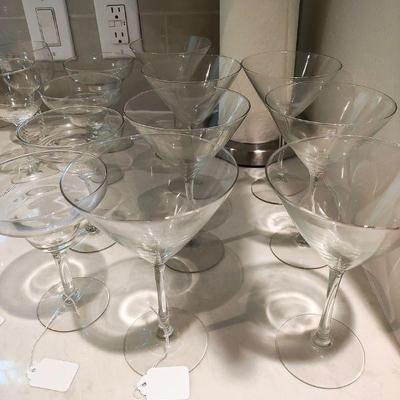 Martini glasses