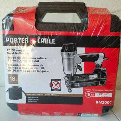 Porter + Cable air brad nail gun 
