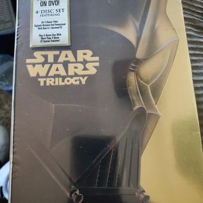 Star Wars trilogy DVD set