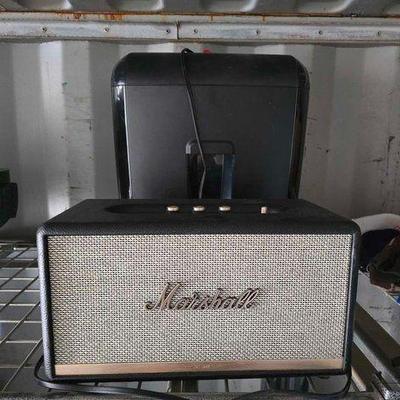 #15006 • Marshall Amplifier and Staples Paper Shredder
