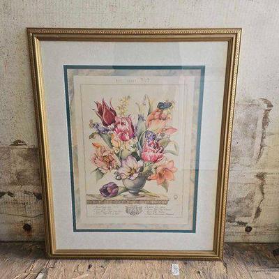 #9524 • Framed Yuriko Takata "Tulip" Print
