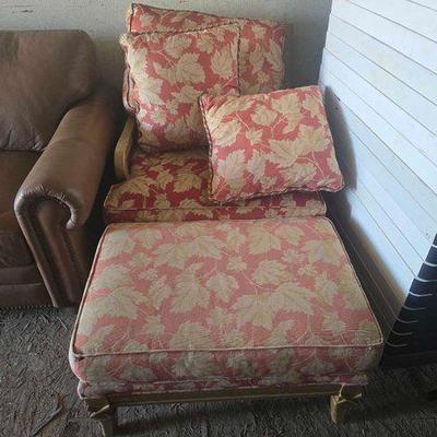 #9018 • Touchstone Upholstery Co Sofa Chair and Ottoman
