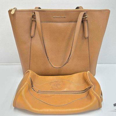 #1803 • (2) Leather Bags
