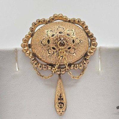 #813 • 10k Gold Brooch, 11.02g
