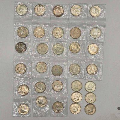 #1404 • (32) 90% Silver Kennedy 
