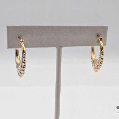 #791 • 14k Gold Earrings, 2.30g
