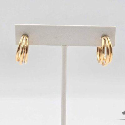 #799 • 14k Gold Earrings, 7.15g
