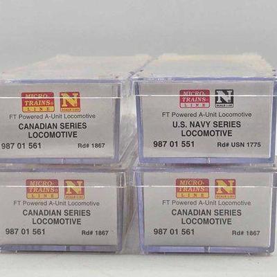 #5252 • (4) Micro-Trains N Scale Locomotives
