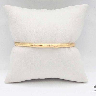#757 • 14k Gold Clasp Bracelet, 2.74g
