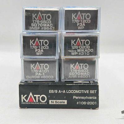 #5230 • (8) Kato N Scale Locomotives
