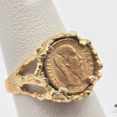 #739 • 14k Gold Ring W/
