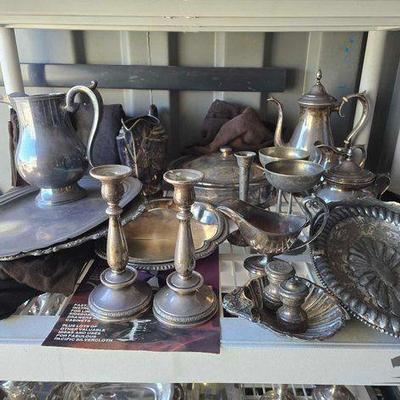 #10010 • Silver and Sterling Silver Dishware

