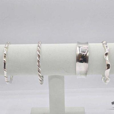 #903 • (4) .925 Sterling Silver Bracelets, 128.46g
