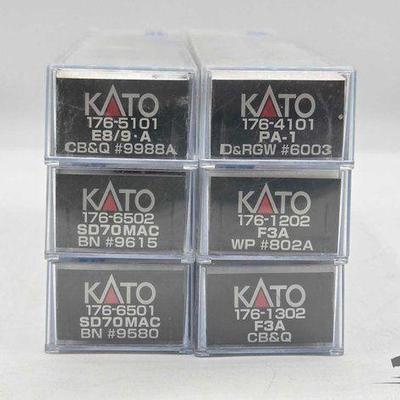 #5234 • (6) Kato N Scale Locomotives
