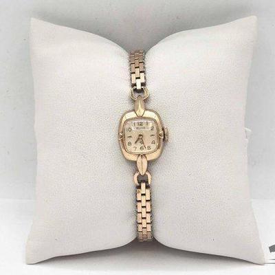 #1107 • 10k RGP Elgin Womens Wrist Watch
