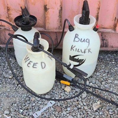 #80010 • (3) Weed & Poison Sprayer Pumps
