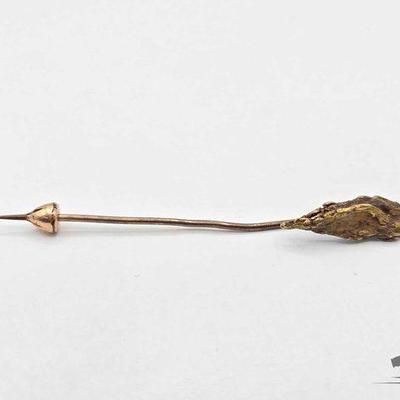 #823 • Gold Hat/Lapel Pin, 2.66g

