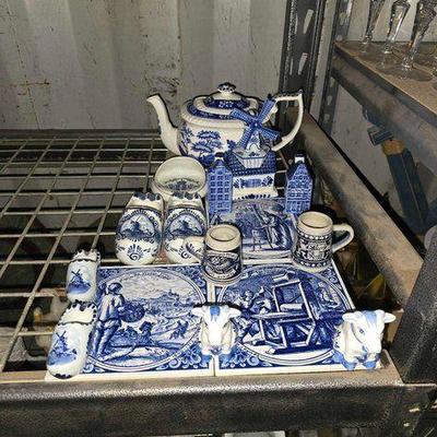 #15038 • Delft Blue Pottery Collection
