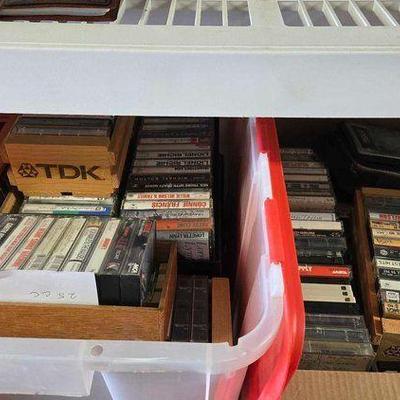 #7018 • Over (100) Tapes & Cassettes
