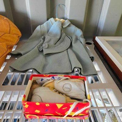 #10018 • Saks Fifth Avenue Kids Coat and Toddler Shoes
