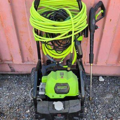 #80008 • Greenworks 2000 PSI Electric Pressure Washer
