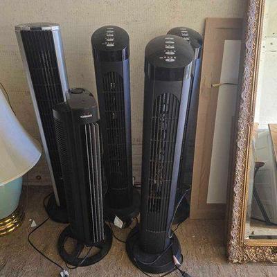 #9512 • (5) Oscillating Fans
