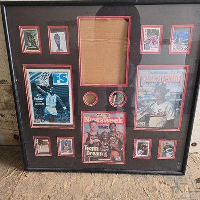#9530 • Framed Michael Jordan Memorabilia
