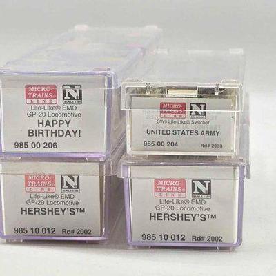 #5254 • (4) Micro Trains N Scale Locomotives
