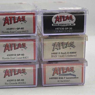 #5244 • (6) Atlas N Scale Locomotives
