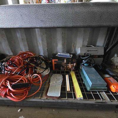 #15052 • Extension Cords, Power Drills, Sander, Reversible Ratchet Driver Set
