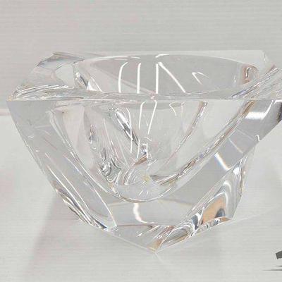 #1801 • Orrefors Tornado Crystal Bowl
