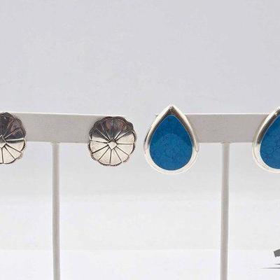 #921 • (2) Pairs of .925 Sterling Silver Earrings, 17.05g
